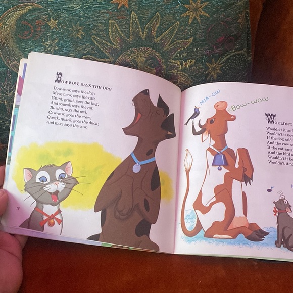 Vintage vinyl Disneyland More Mother Goose read along book - Picture 5 of 7